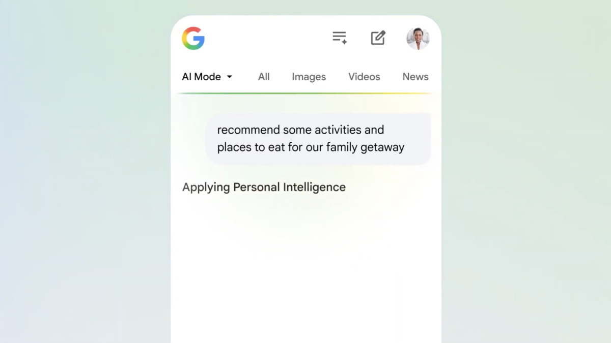 Google brings Personal Intelligence to AI Mode in Google Search