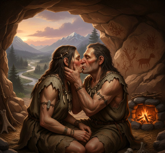 Kissing Likely Evolved in Common Ancestor of Humans and Large Apes 21 Million Years Ago