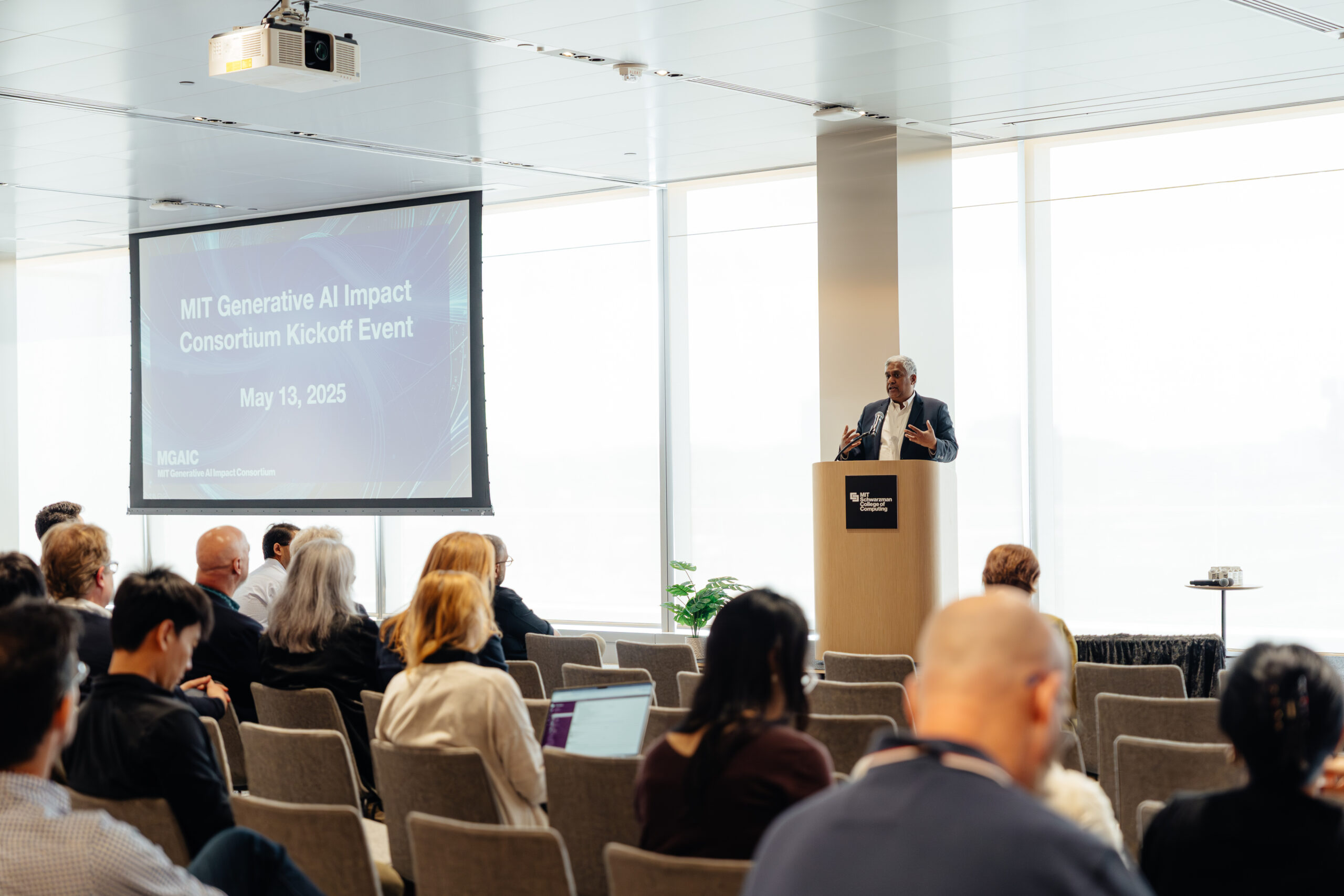 Researchers present bold ideas for AI at MIT Generative AI Impact Consortium kickoff event | MIT News