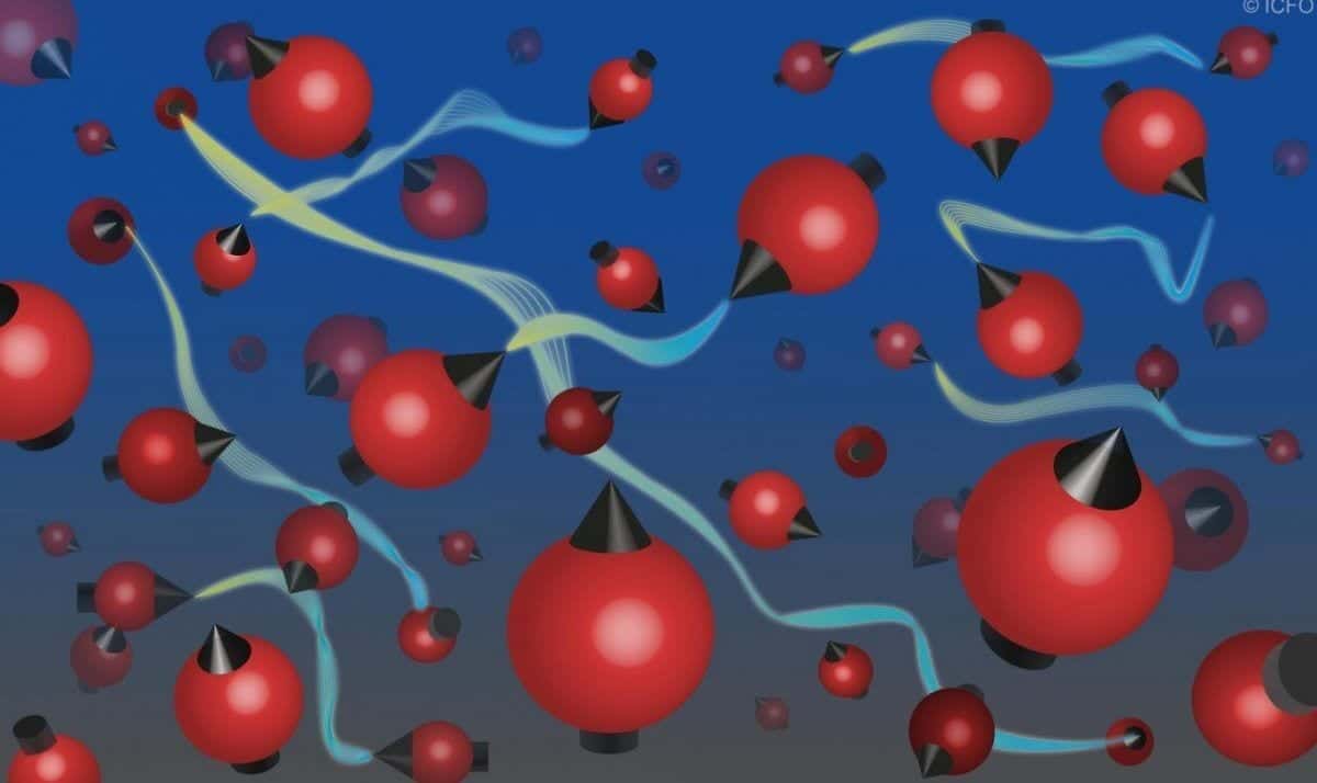 ‘Hot and messy’ entanglement of 15 trillion atoms