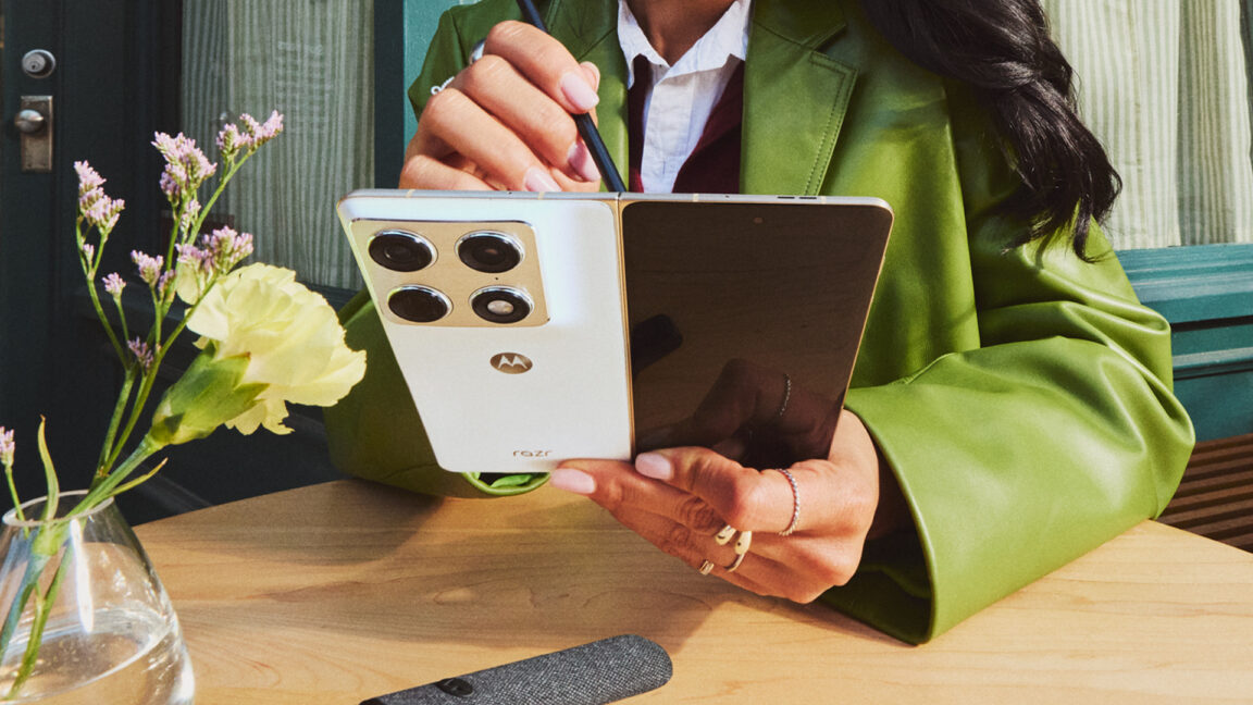 Motorola reveals the Razr Fold, a book-style foldable launching this summer