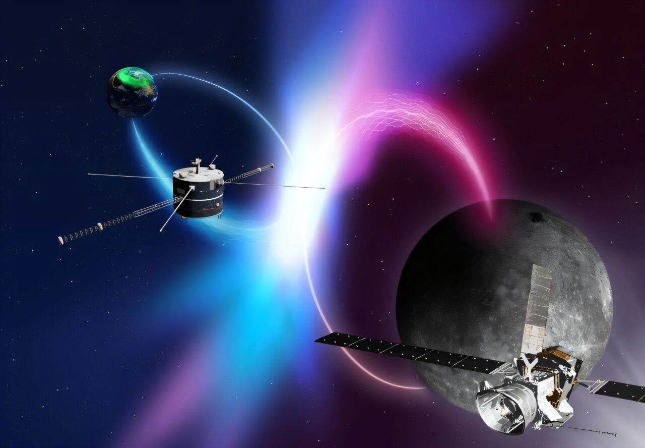 The magnetic 'birdsong' of the smallest planet