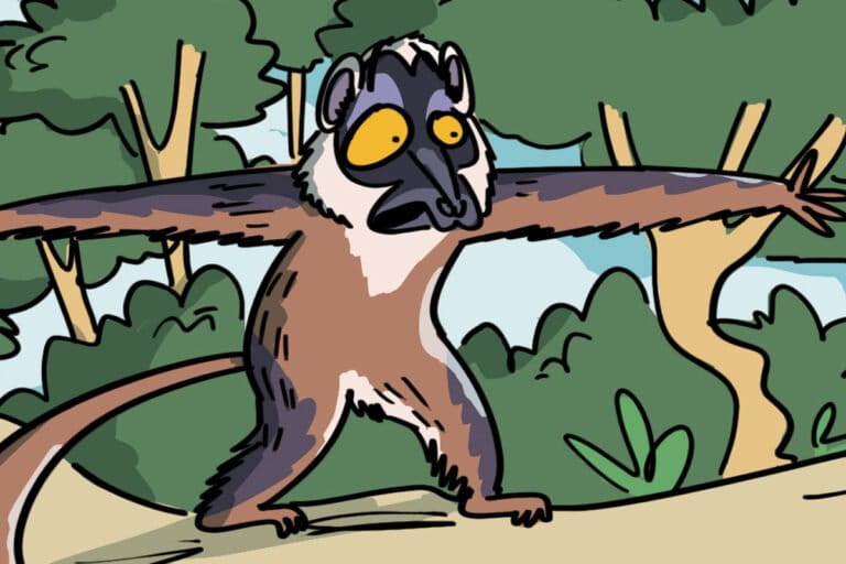 An endangered menu (cartoon)