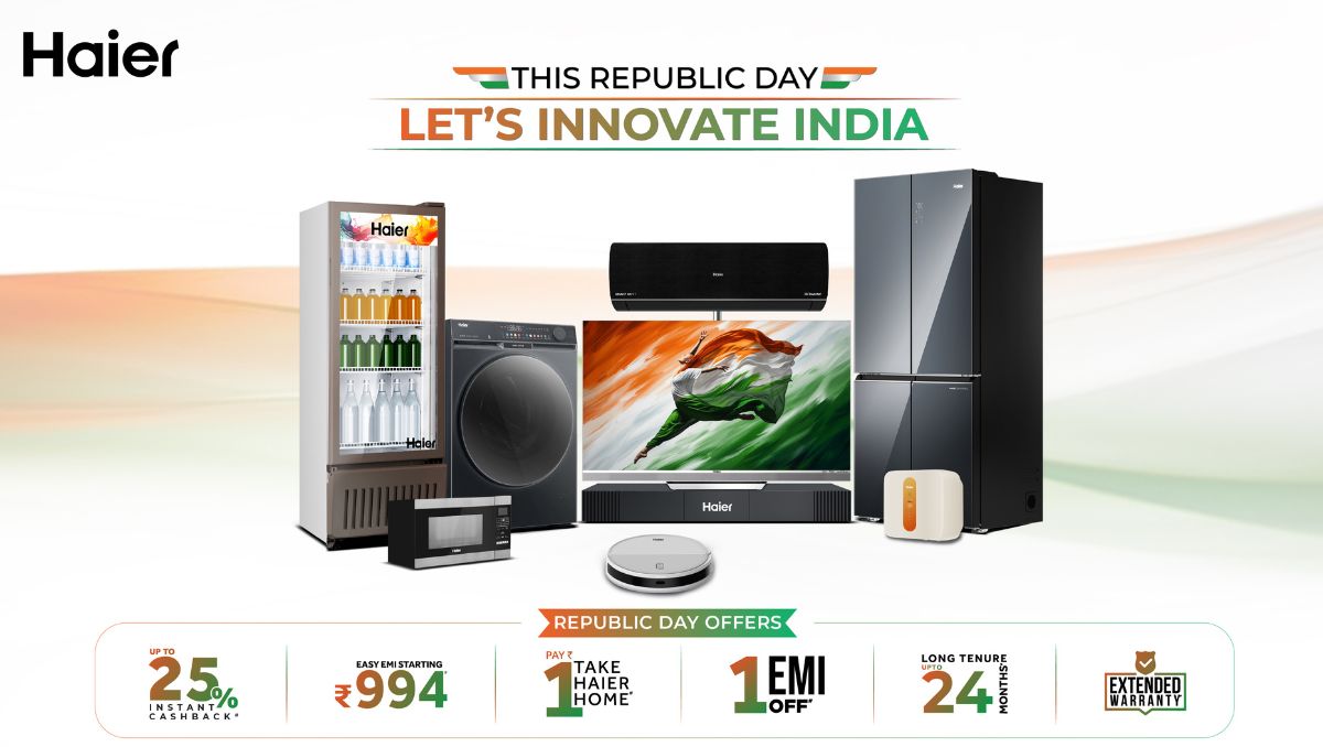 Haier Announces Republic Day Deals Across Its Smart Appliance Range