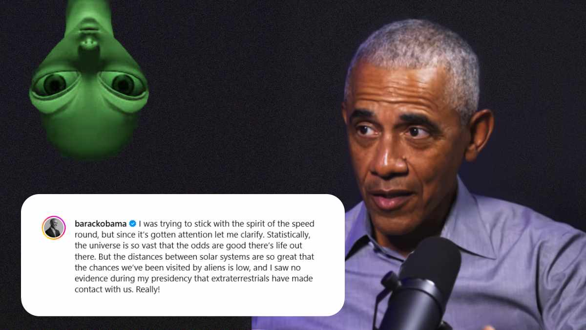 Obama Confirms Aliens Are Real But Soon Backtracks; Harvard Astrophysicist Avi Loeb Chips In [WATCH]