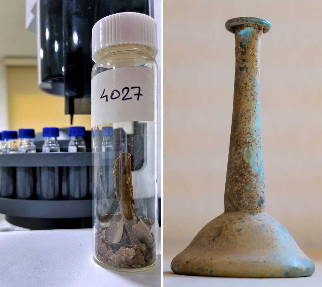 Ancient Roman bottles contained traces of fecal matter : NPR