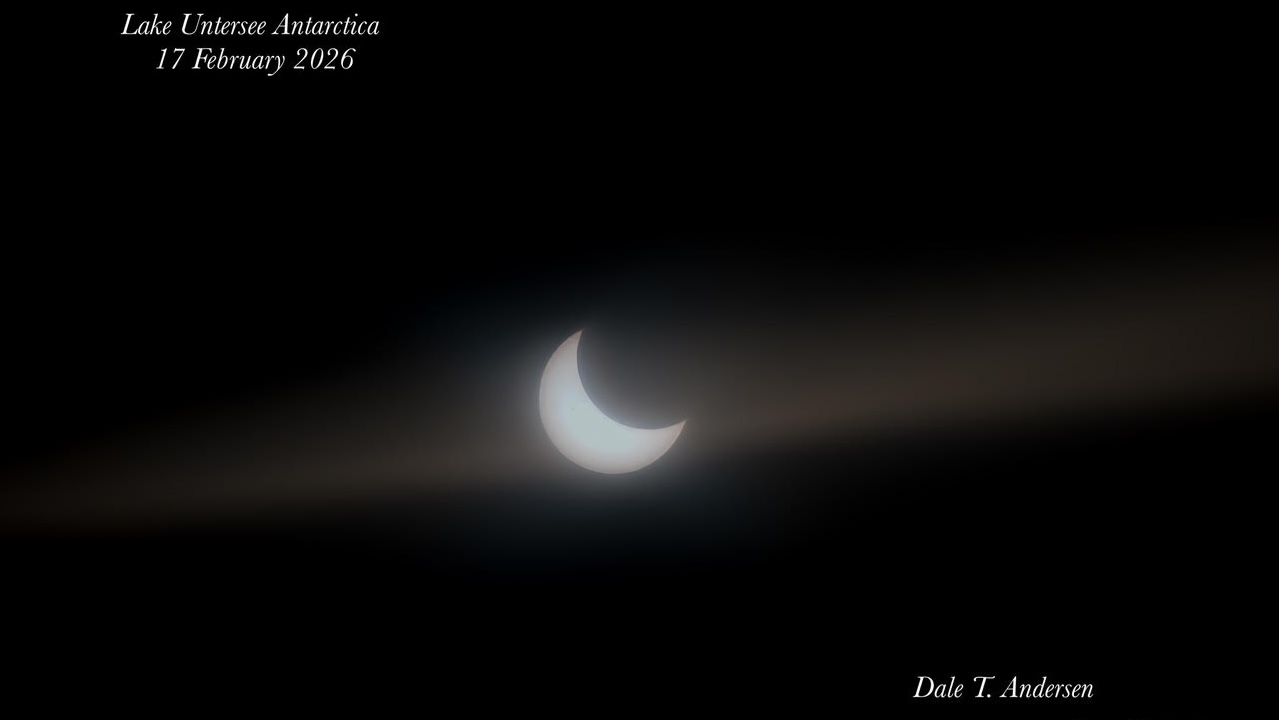 Eclipse Watching And Base Camp Packing At Lake Untersee