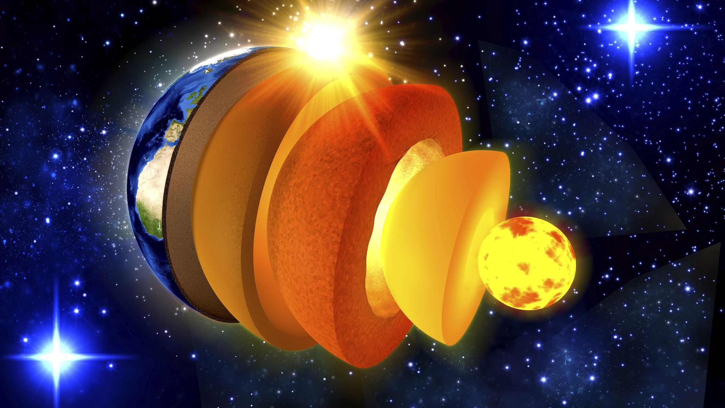Earth is ‘missing’ lighter elements. They may be hiding in its solid inner core.