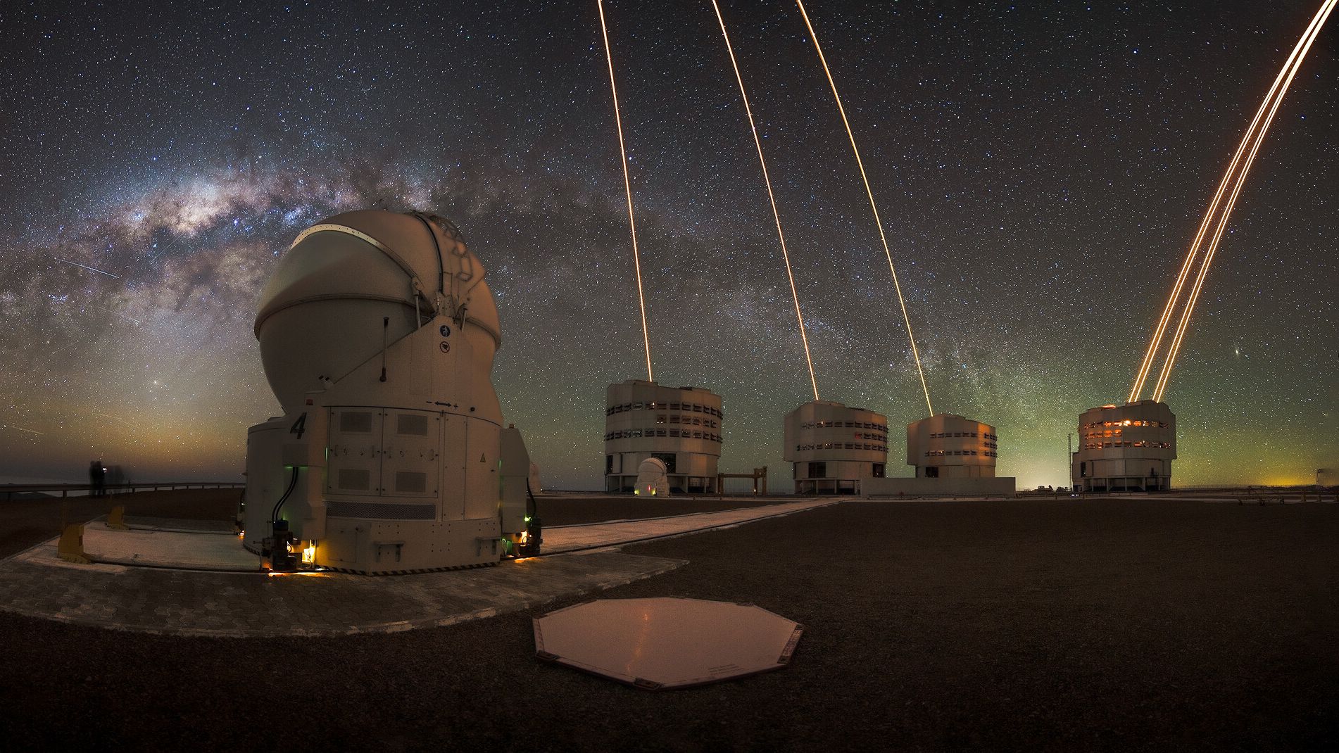 Lasers beam ‘artificial stars’ above Chile photo of the day for Feb. 17, 2026