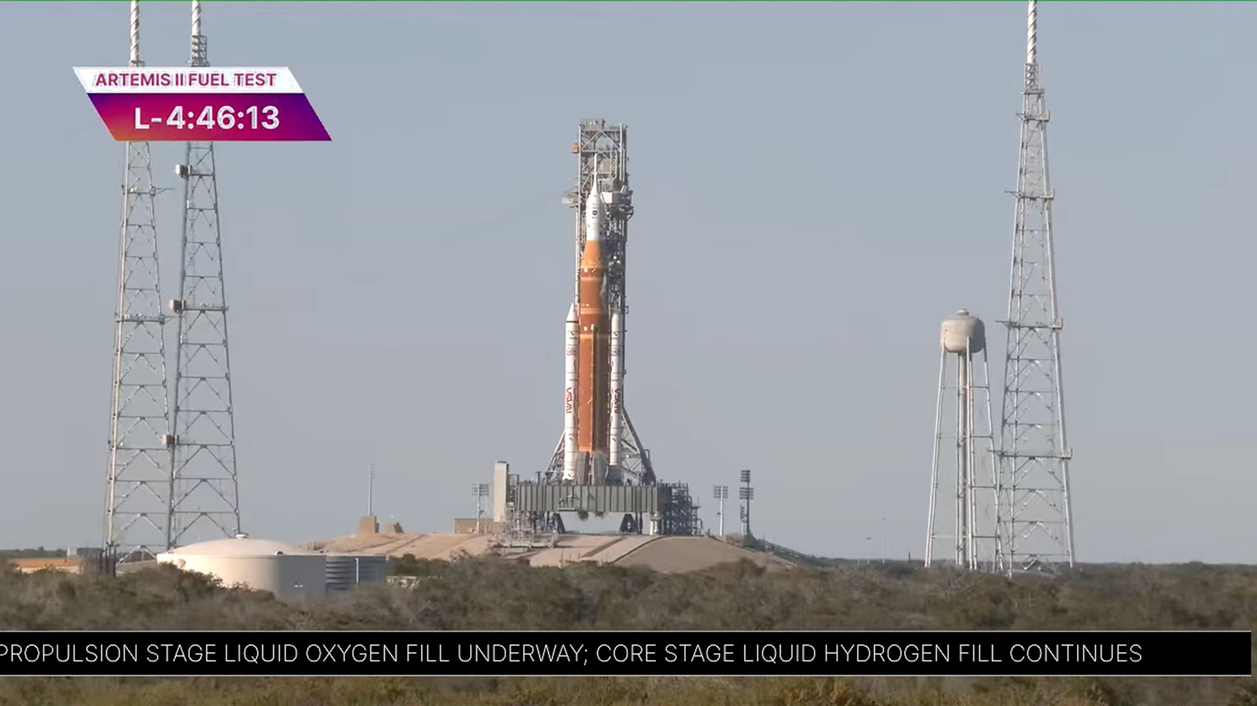 NASA fuels up giant Artemis 2 moon rocket. Yes, it’s a little leaky. So is it ready to fly?