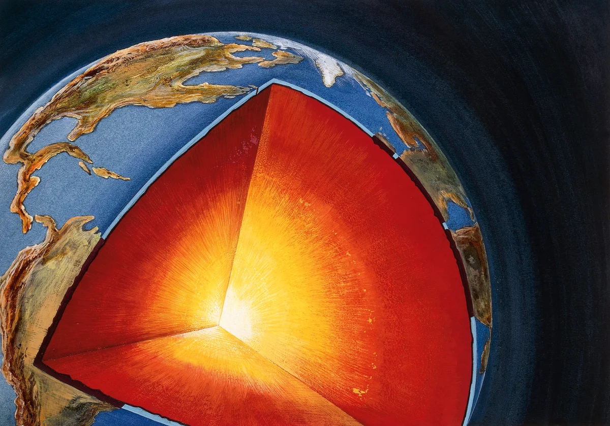 Earth’s core may contain 45 oceans’ worth of hydrogen