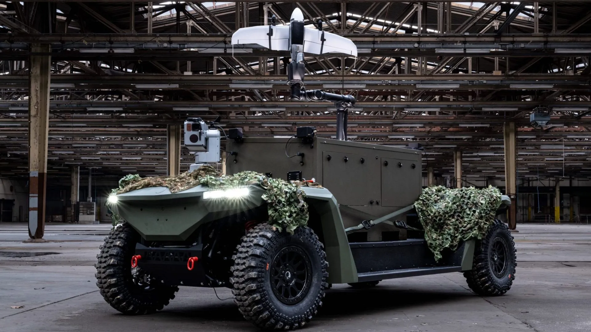 German robot truck hits 62 mph to rescue soldiers, can carry 1,653 lbs