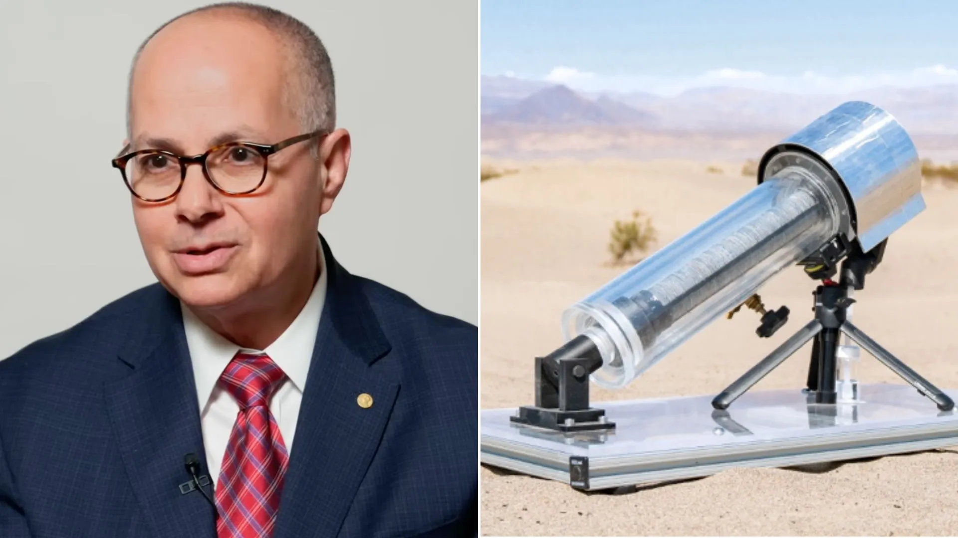 Nobel laureate-built solar device turns desert air into clean water