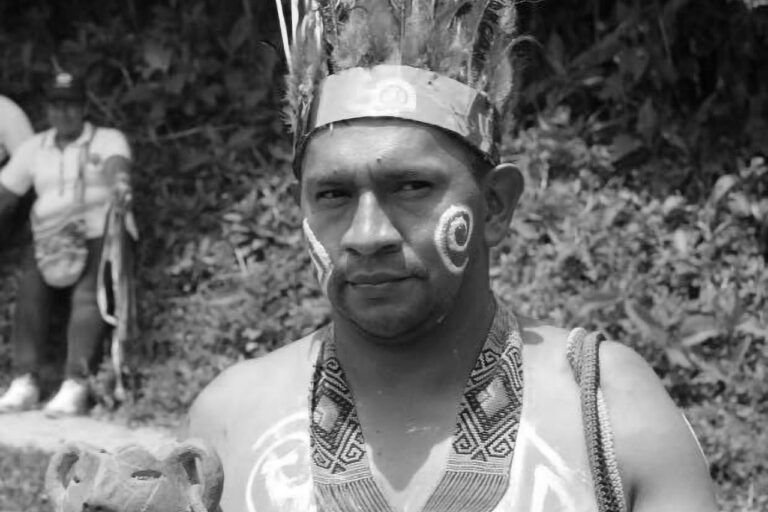 José Albino Cañas Ramírez, a defender of Indigenous territories, aged 44