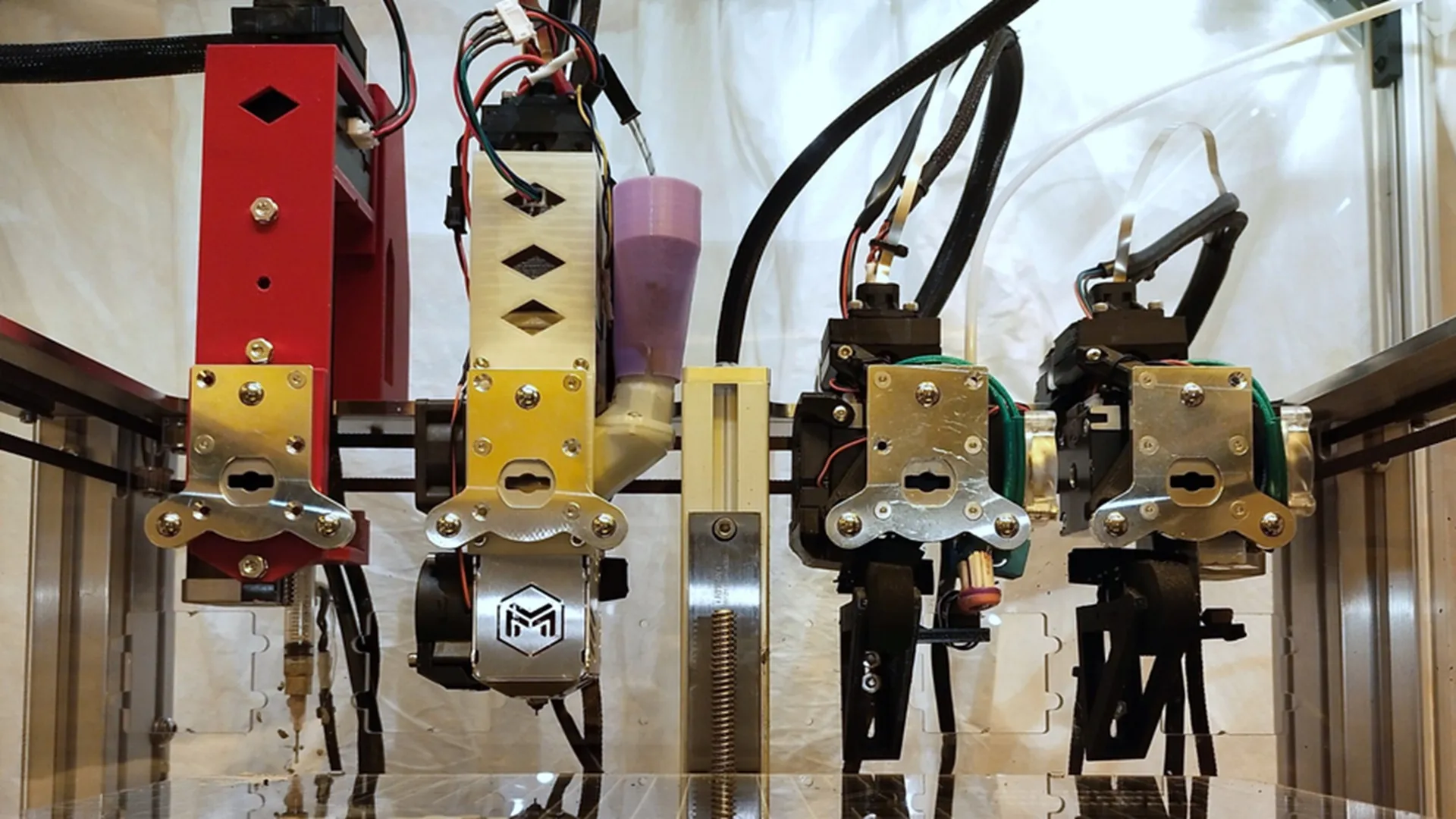 Multimaterial 3D printer builds working motor from scratch in hours