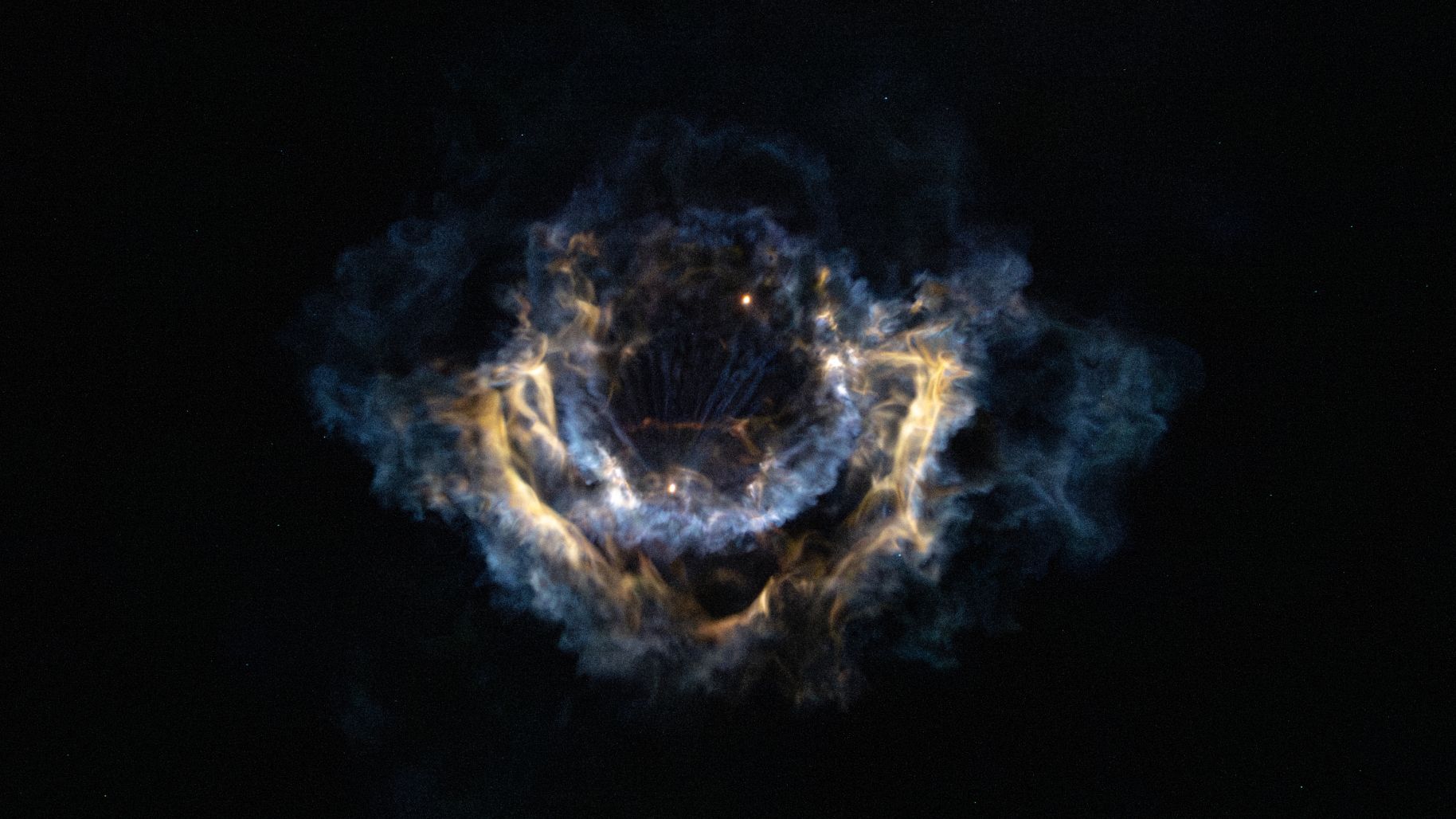 SpaceX Falcon 9 rocket plume blossoms over Florida photo of the day for Feb. 18, 2026