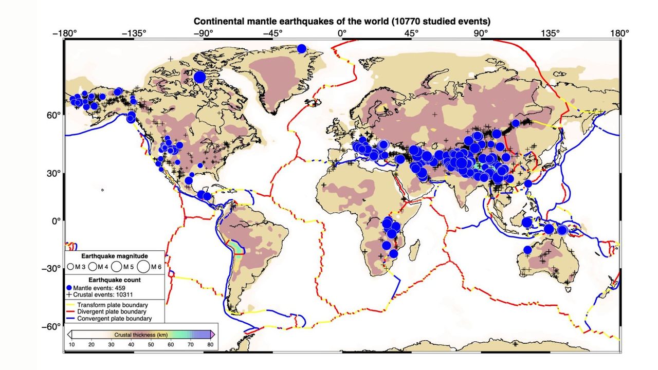 ‘Impossible’ mantle earthquakes actually occur all over the world, study finds