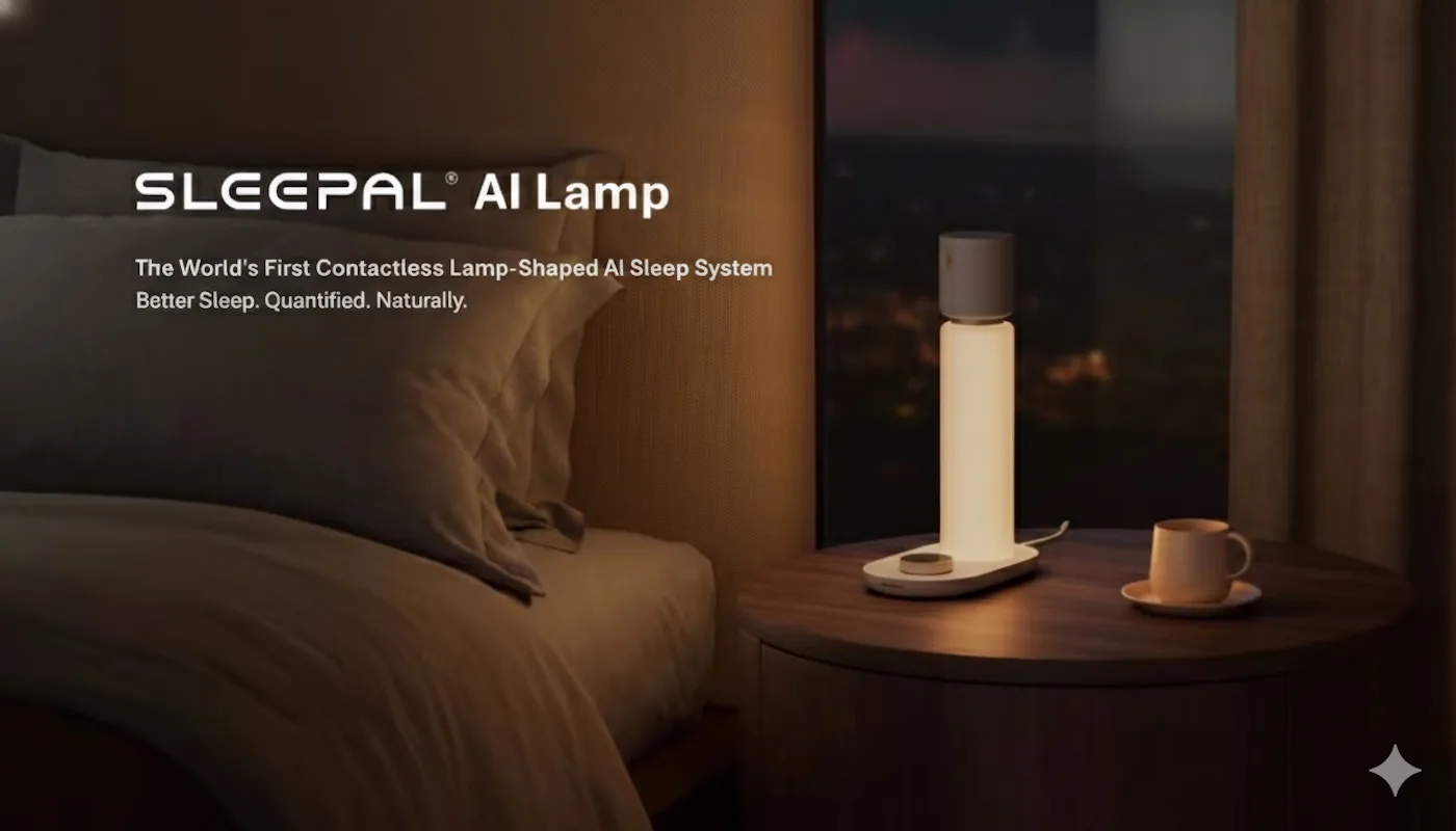 This smart lamp tracks your sleep without touching you