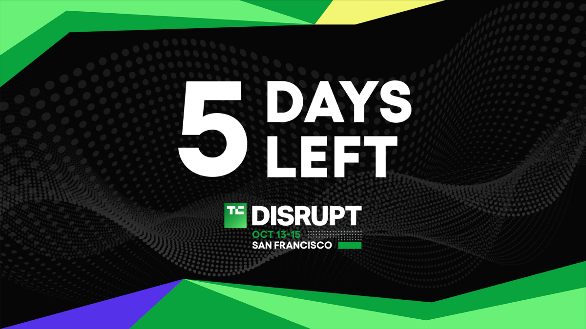 5 days left to lock in the lowest Disrupt 2026 rates