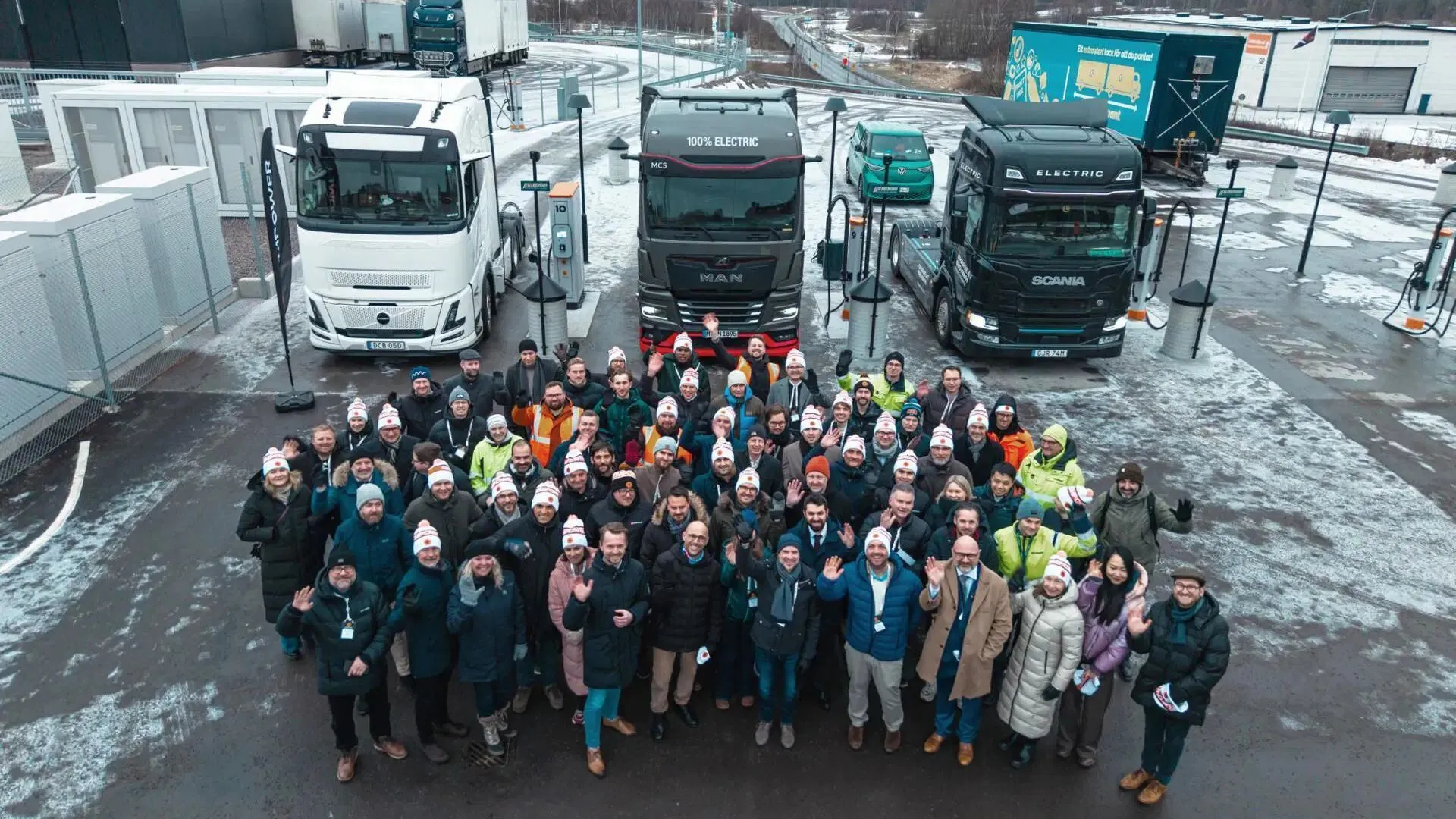 Electric trucks prove megawatt charging works even in subzero cold