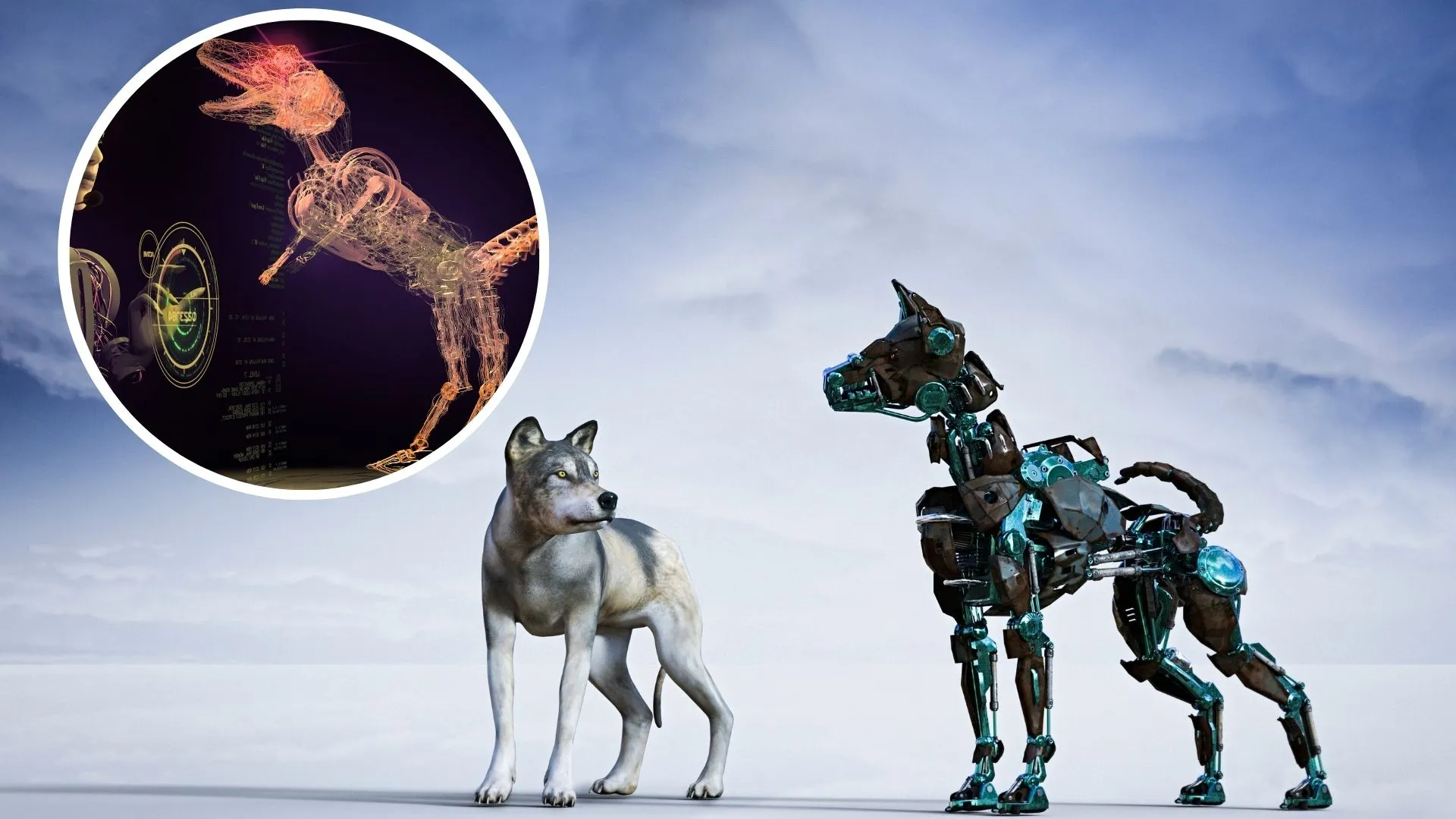 AI creates artificial animals that over time develop functioning vision