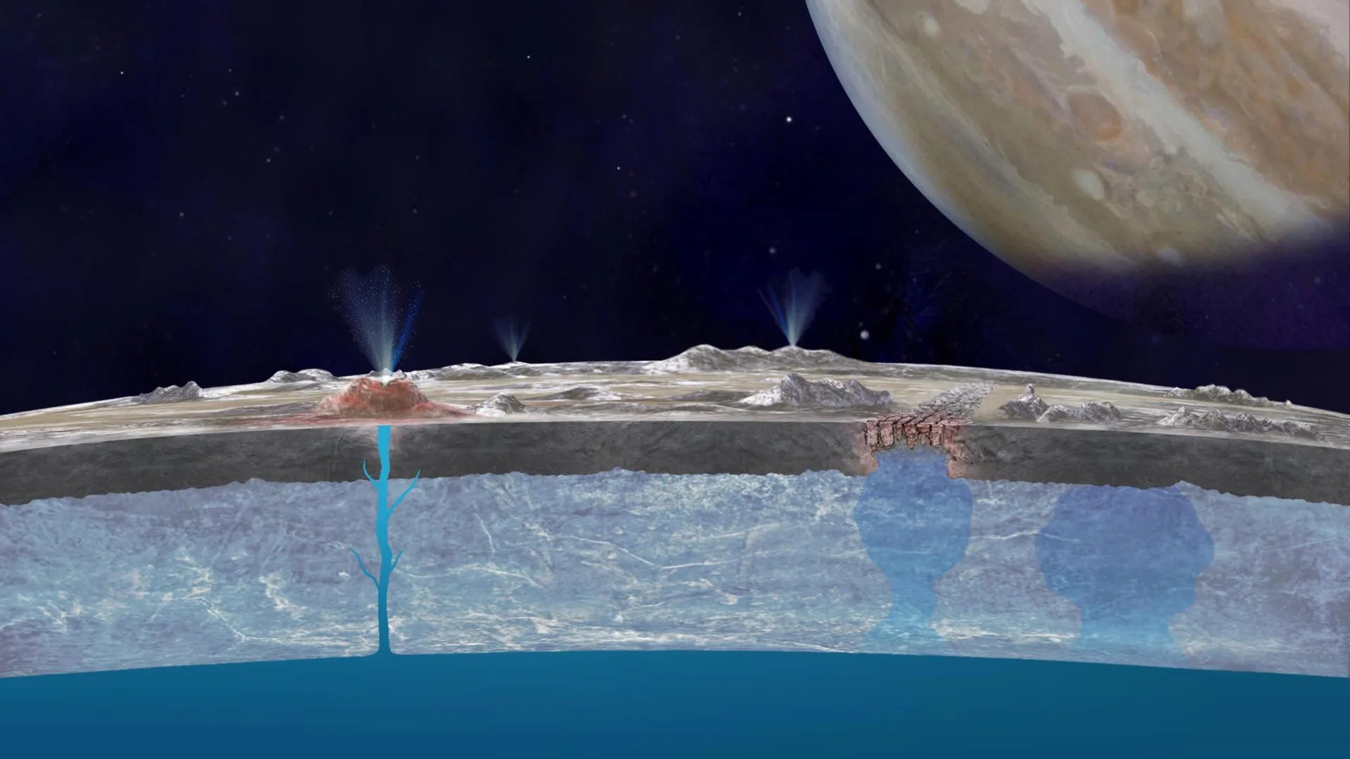 Europa’s Salty Ice Could Deliver Nutrients to Hidden Ocean