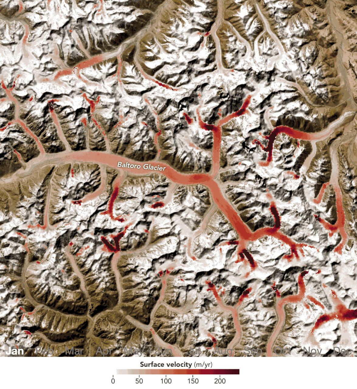 Tracking Glacial Change with Landsat and Radar