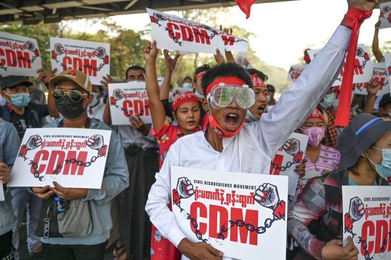 escaping Myanmar’s military leadership for a PhD abroad