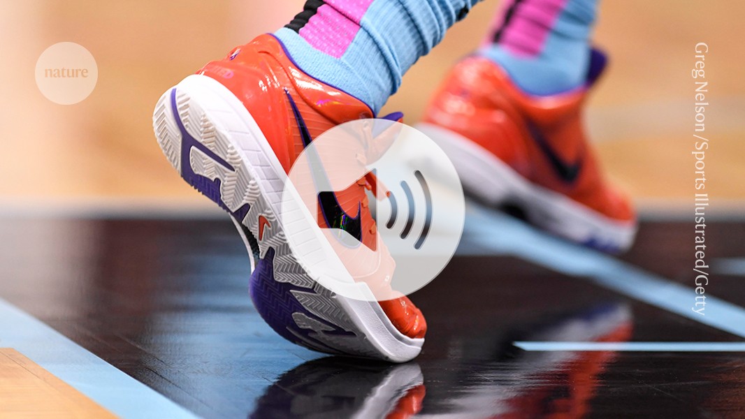 How earthquakes and lightning help explain squeaky sneakers