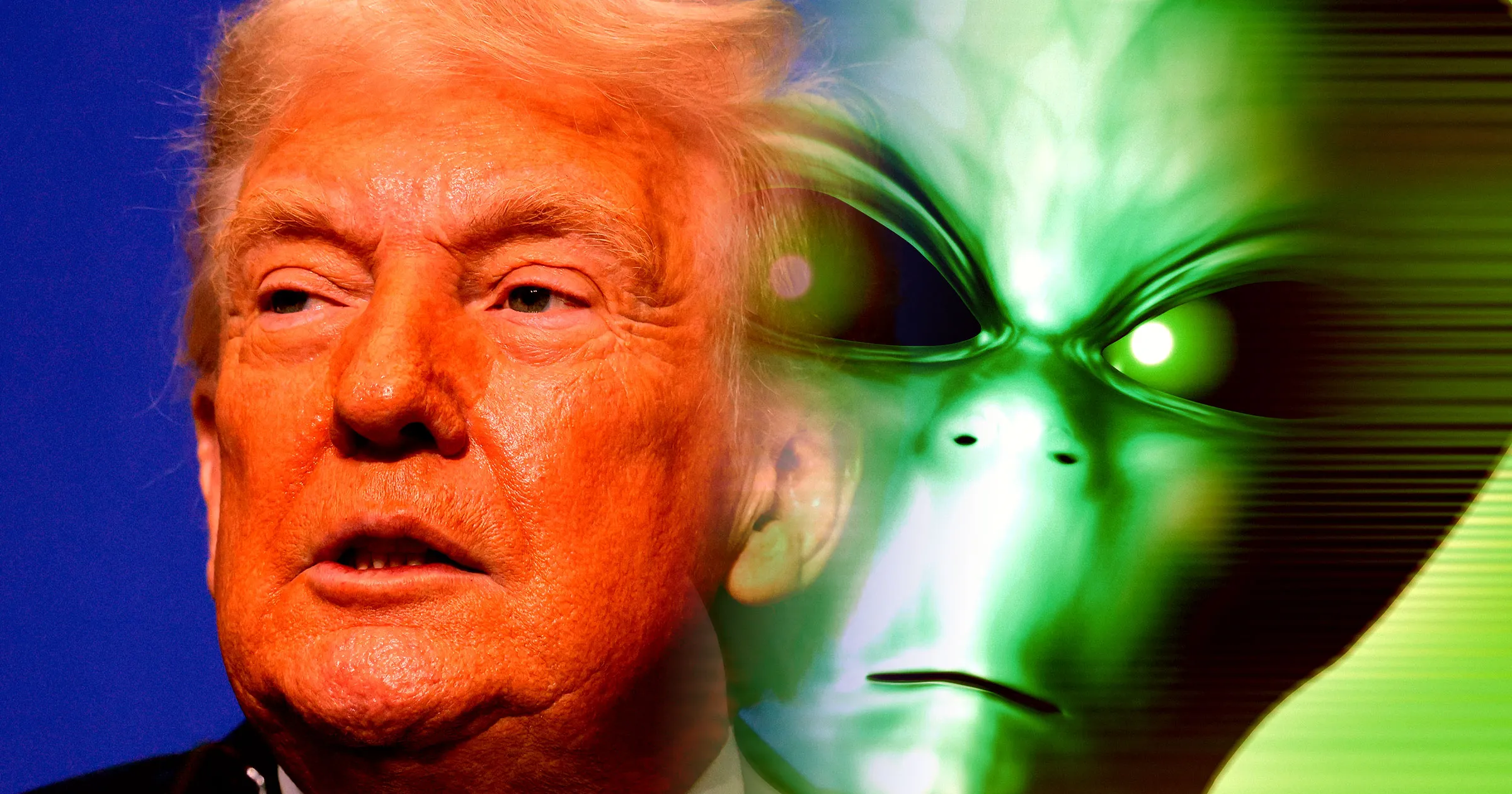 As Epstein Scandal Tightens, Trump Announces That He’s Releasing All Government Files About Alien Life