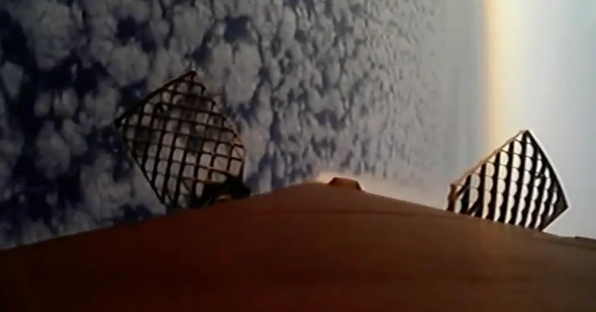 The scenery steals the show in this epic SpaceX rocket landing