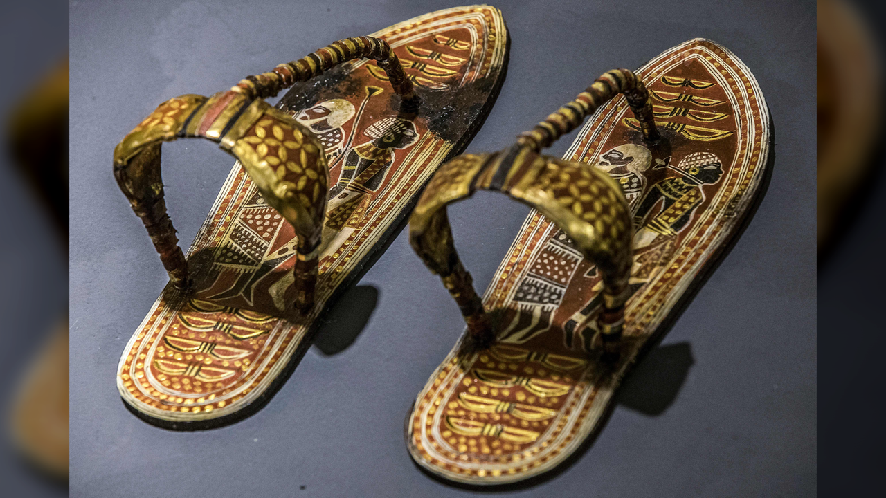 Sandals of Tutankhamun: 3,300-year-old footwear that let King Tut walk all over his enemies