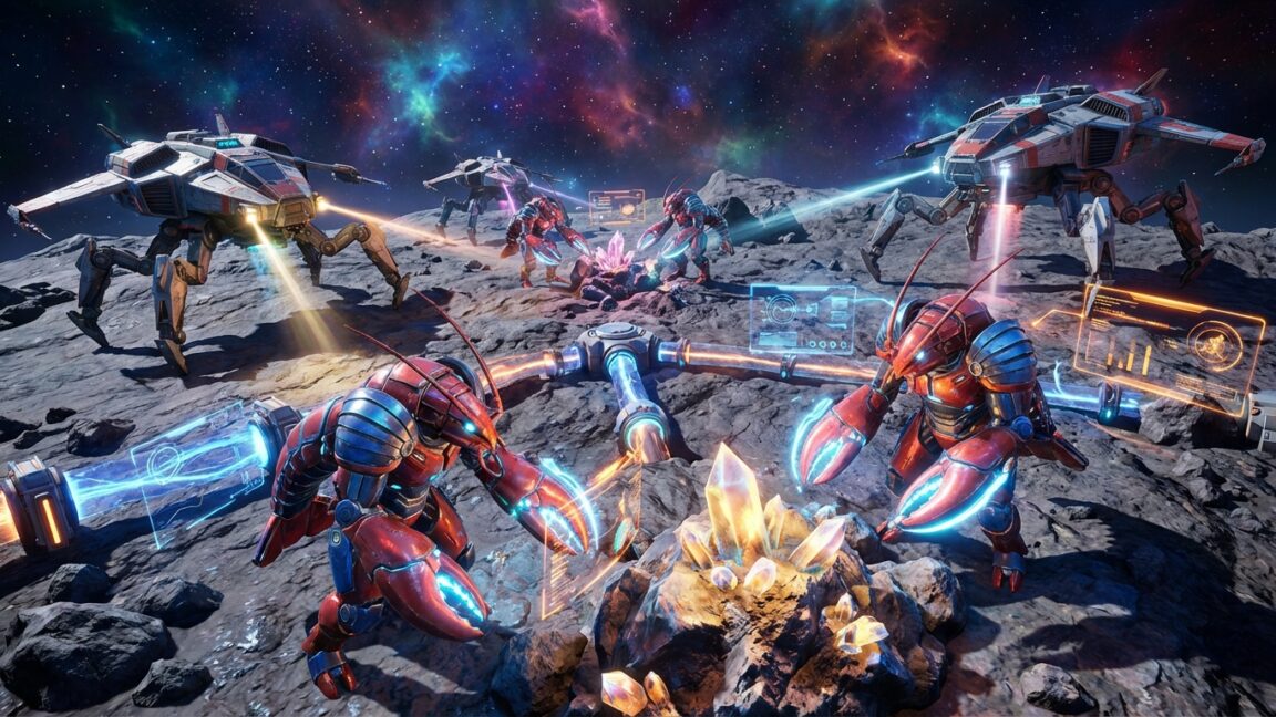 After Moltbook, AI agents can now hang out in their own space-faring MMO