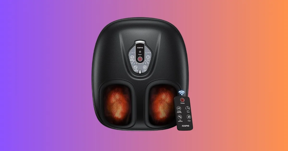 This heated foot massager is 47% off, and it’s a surprisingly great Valentine’s Day gift
