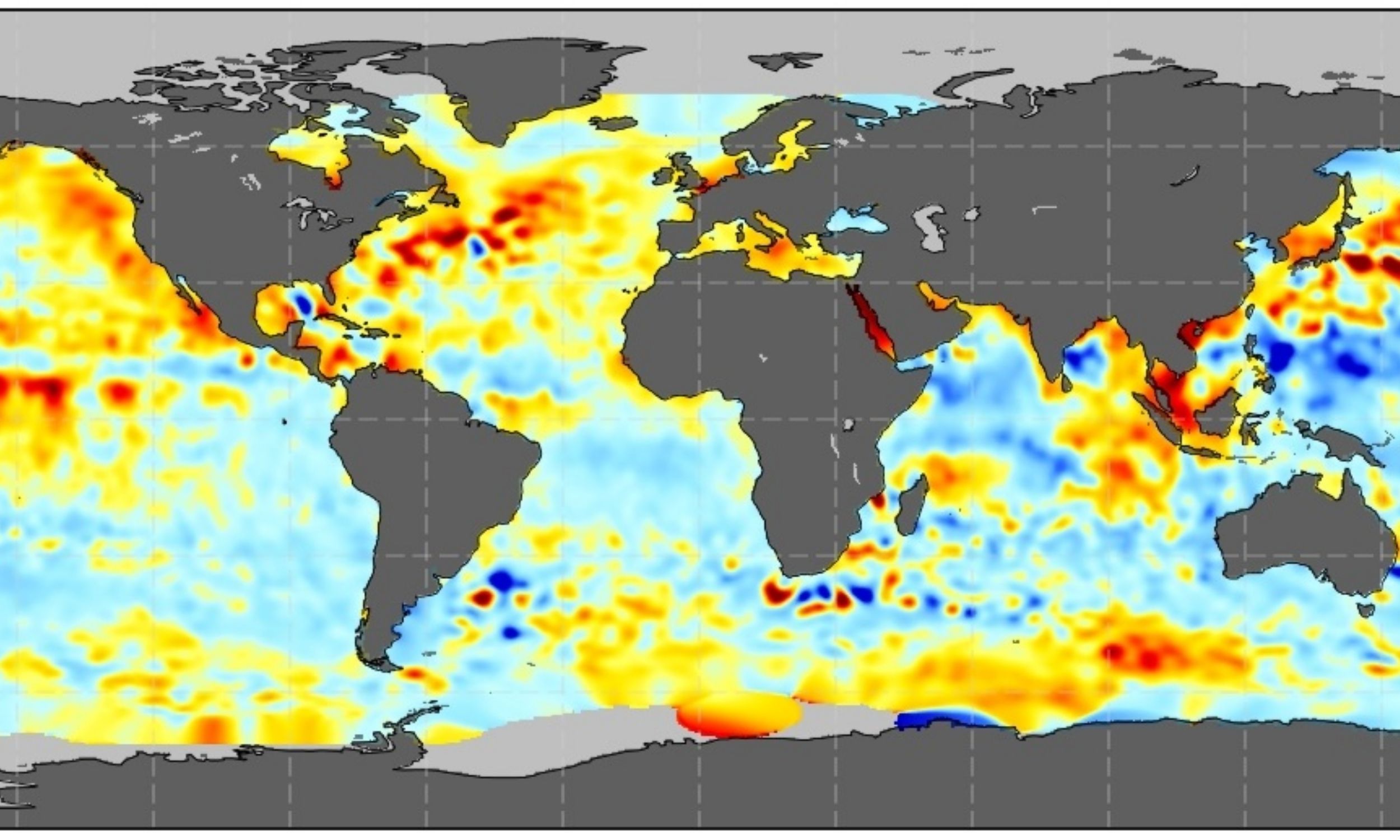 NASA has been detecting weekly changes in sea level for 33 years