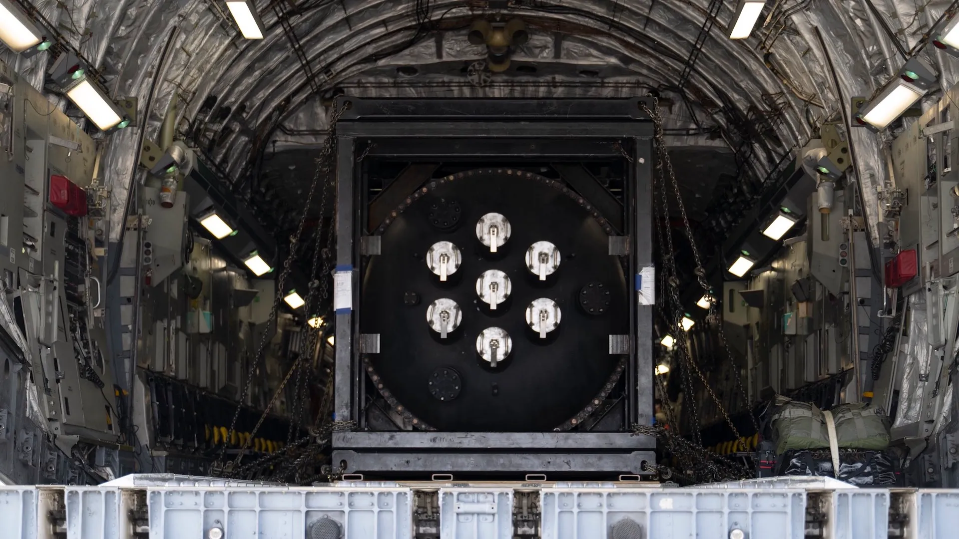 Massive US cargo plane airlifts nuclear microreactor in historic first