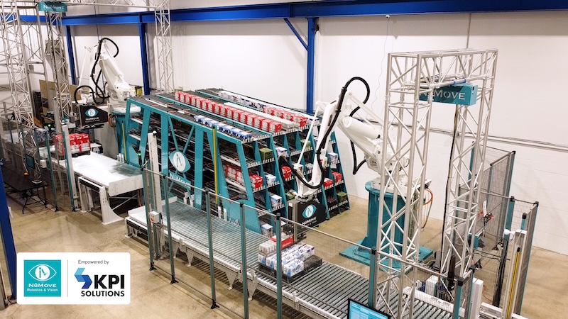 NūMove Robotics & Vision partners with KPI Solutions to develop new robotic order picking System for beverage warehousing