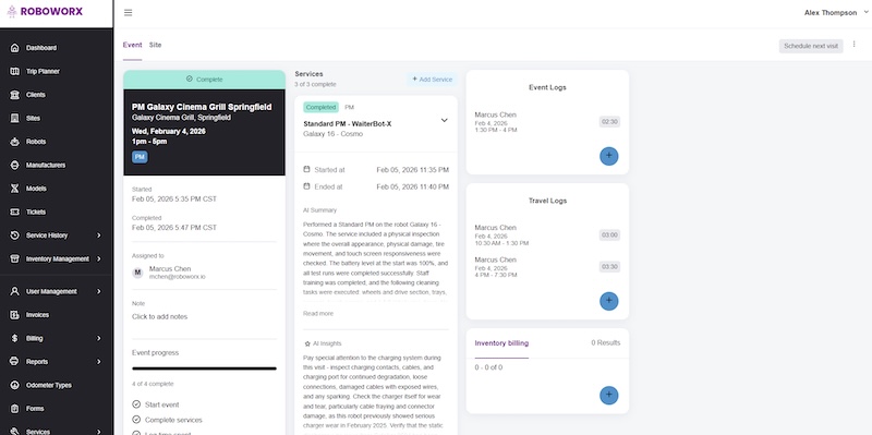 Roboworx adds AI-powered predictive analytics to its Robot Service Manager software