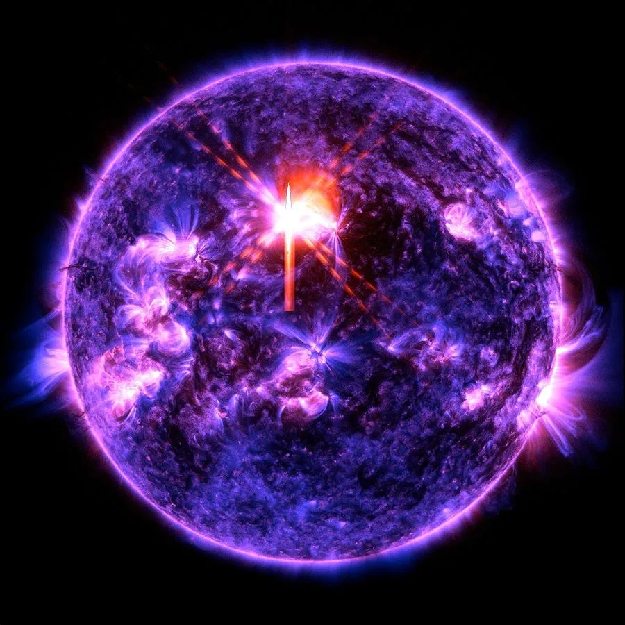 Strong Solar Flare – NASA