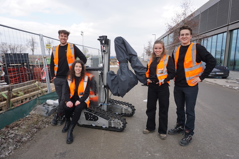 Sitegeist Robotics raises €4 million pre-seed funding to commercialize its construction robots