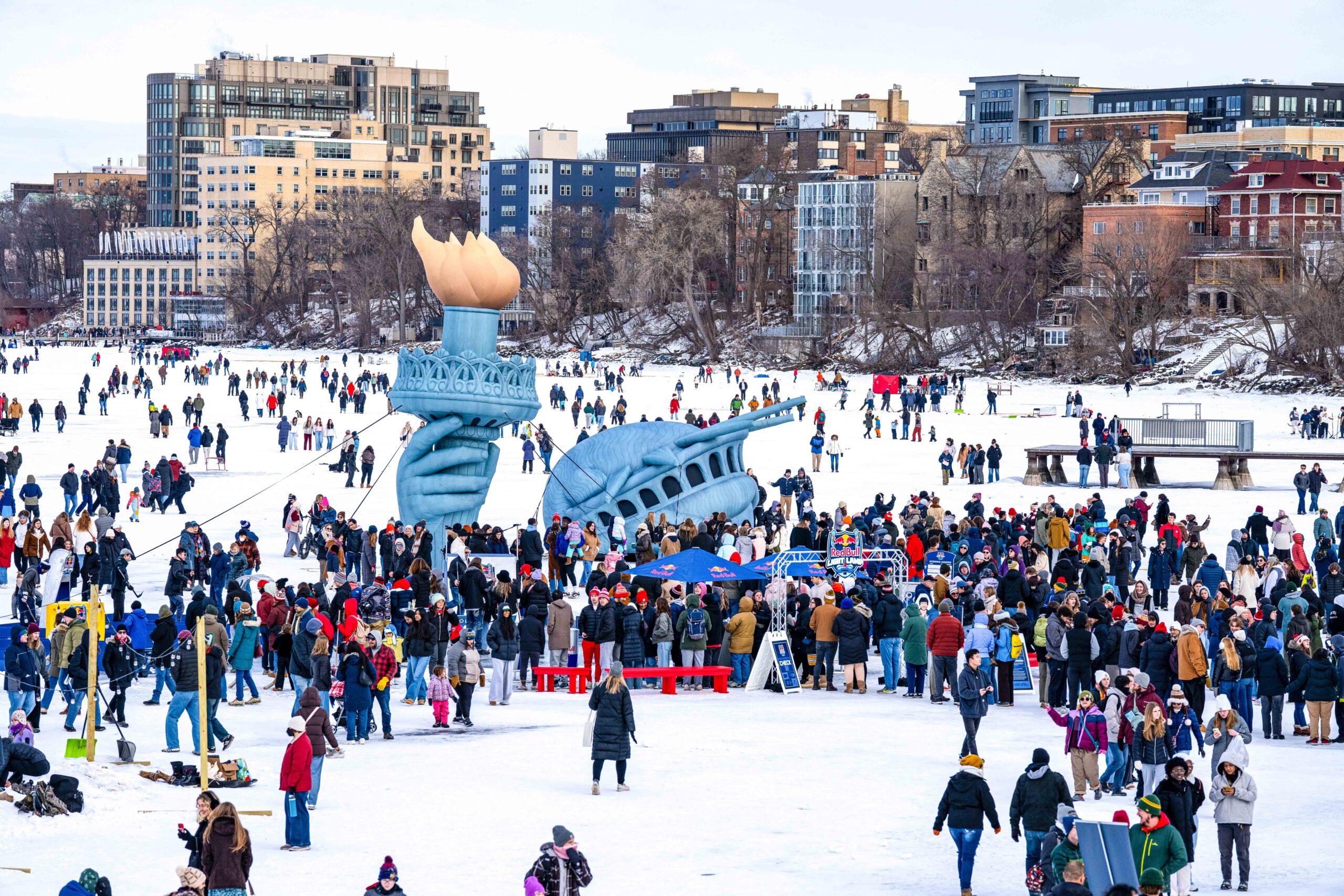This community festival embraces the joys of a frozen lake — while it still has one