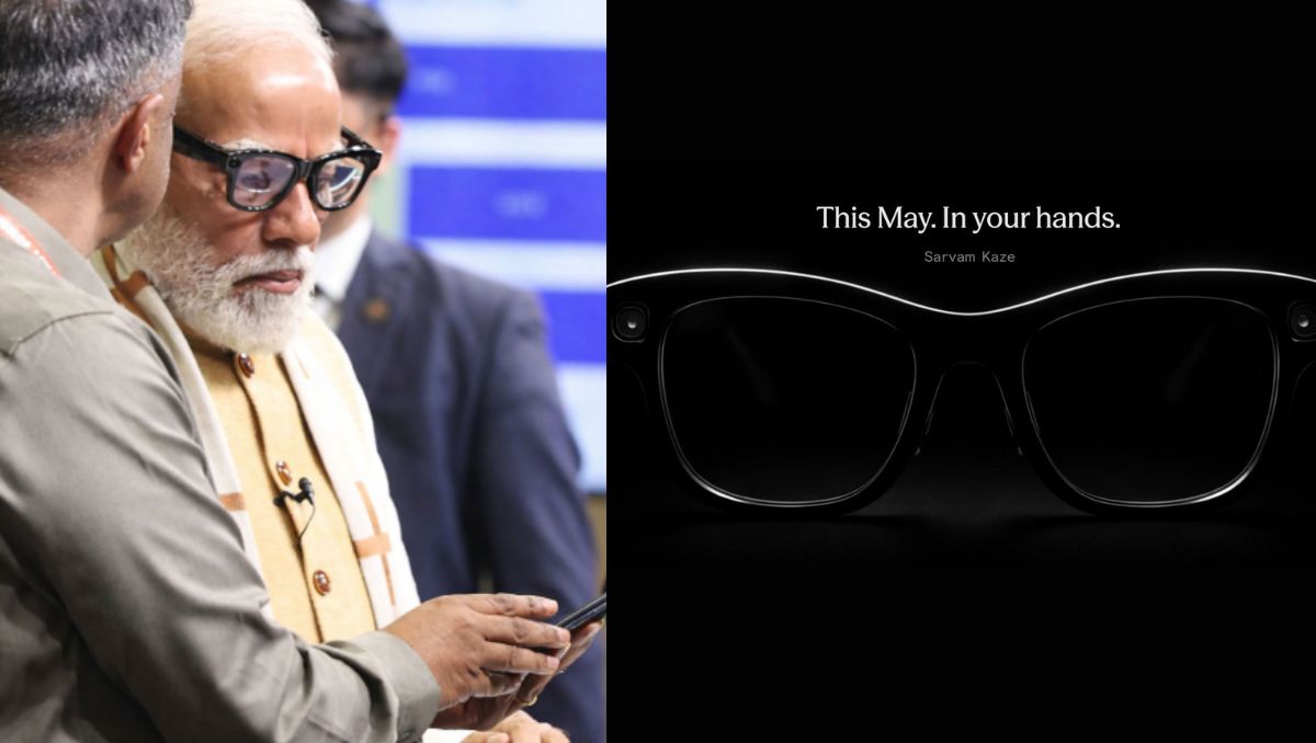 PM Narendra Modi Wears India’s First Indigenous AI Glasses ‘Sarvam Kaze’: Know More