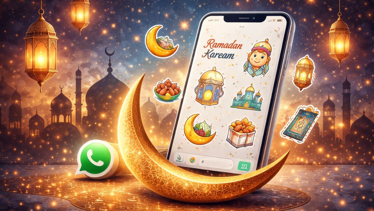 Ramadan Mubarak 2026 WhatsApp Stickers: How To Share Ramzan Greetings With Images On The Holy Month