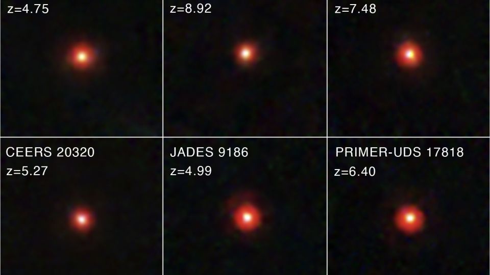 Webb telescope photos show mysterious little red dots. Astronomers don’t know what they are