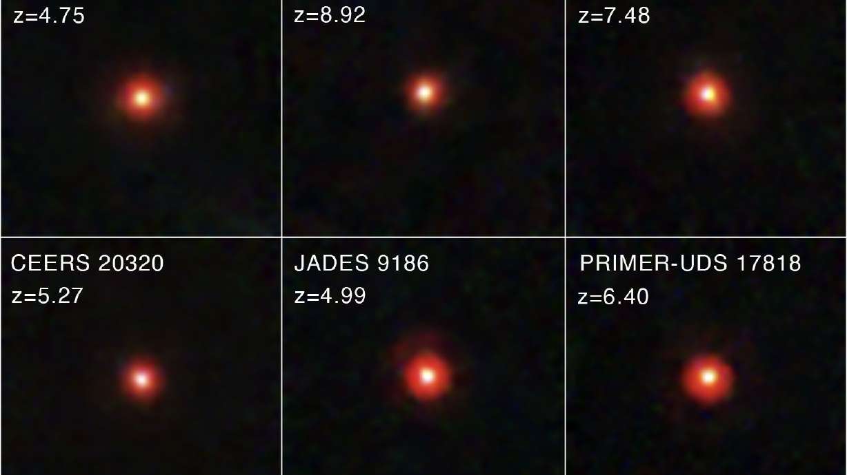 Webb telescope photos show mysterious little red dots. Astronomers don’t know what they are