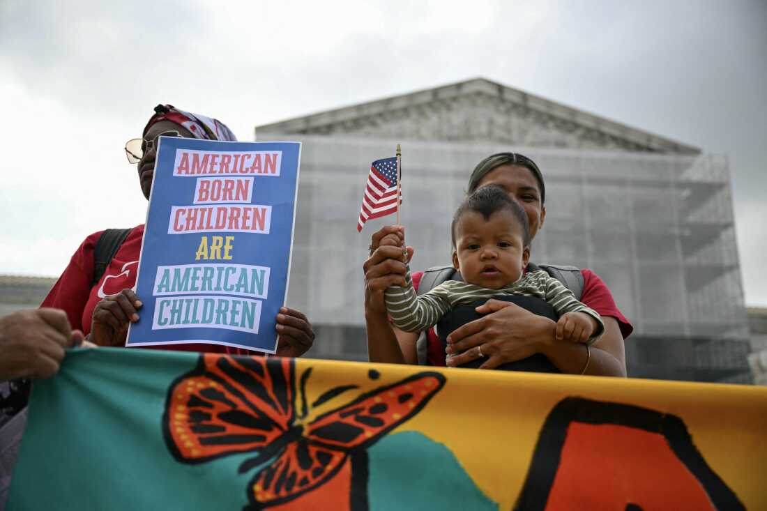 If the Supreme Court ends birthright citizenship, what will it mean for newborns? : NPR