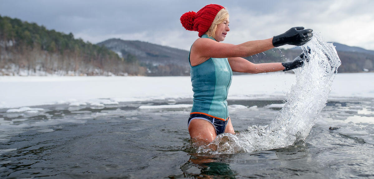 Chilling out in the cold