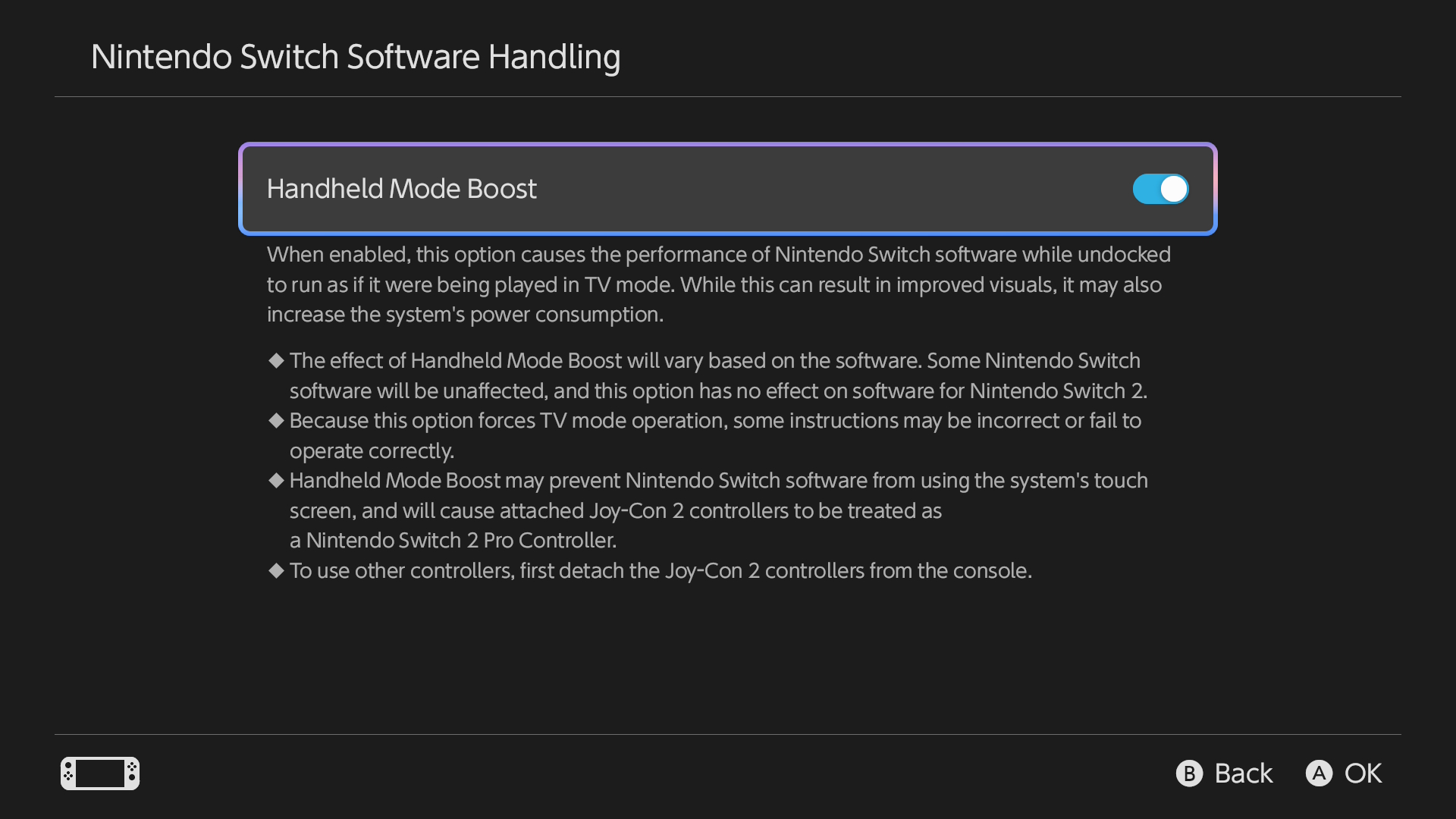 Nintendo Switch 2 update adds one possible fix for blurry OG Switch games