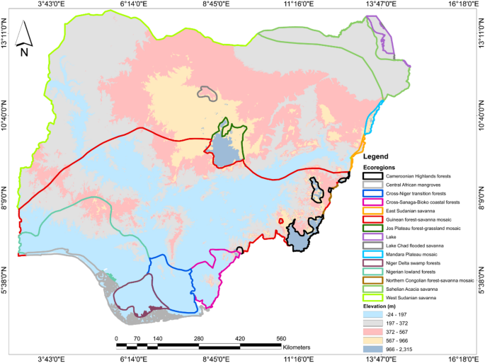 Evaluating the impact of anthropogenic activities and climate change on distribution dynamics and habitat suitability of Lophira alata in Nigeria