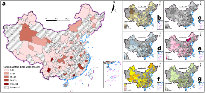 Natural disasters propagate through intercity economic networks